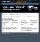 Irridescence Website Template