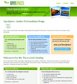 Open Spaces Website Template